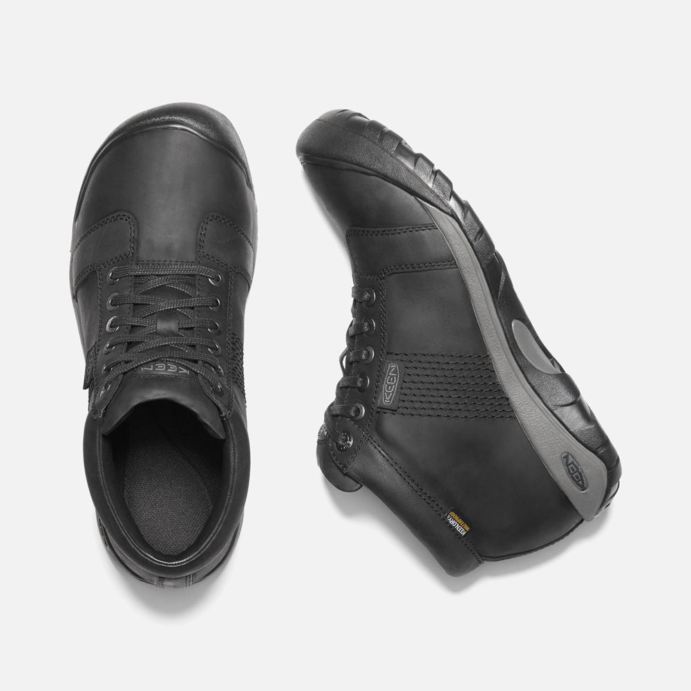 Keen Sneaker Kängor Herr Svarta - Austin Waterproof - 165274RFQ